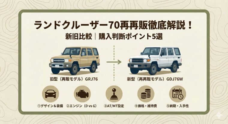 ランドクルーザー70再再販徹底解説！